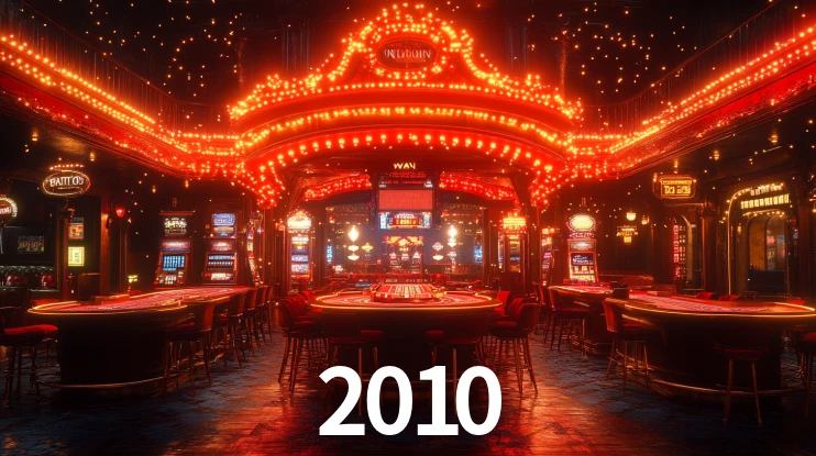 2010: Jogos de Caça-Níqueis-Altas Recompensas, Roleta-Velocidade, Blackjack-Desafios Máximos